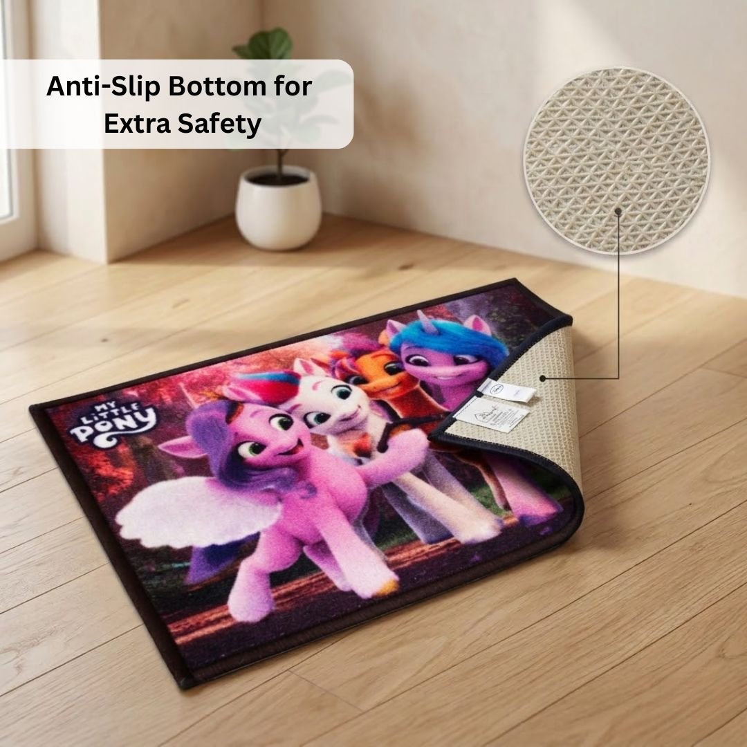 My Little Pony Anti - Slip Bathmat – Set of 2 – "Brighten Your Day with Magic" by Athom Living - Athom Living