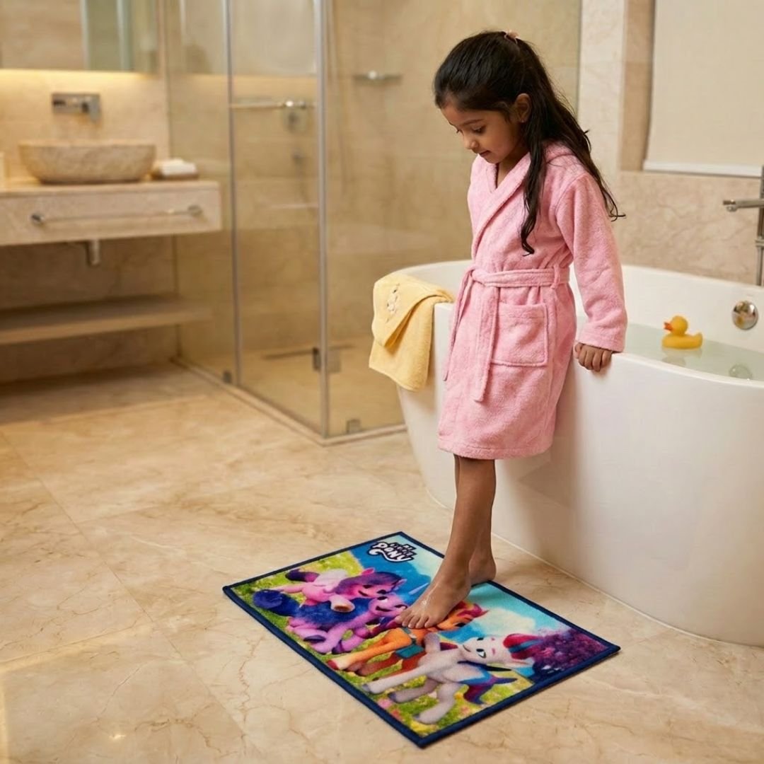 My Little Pony Anti - Slip Bathmat – Set of 2 – "Sparkle With Every Step" by Athom Living - Athom Living