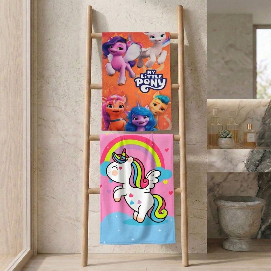 My Little Pony "Dream Big" Kids Bath Towel Combo - Pack of 2 by Athom Living - Athom Living