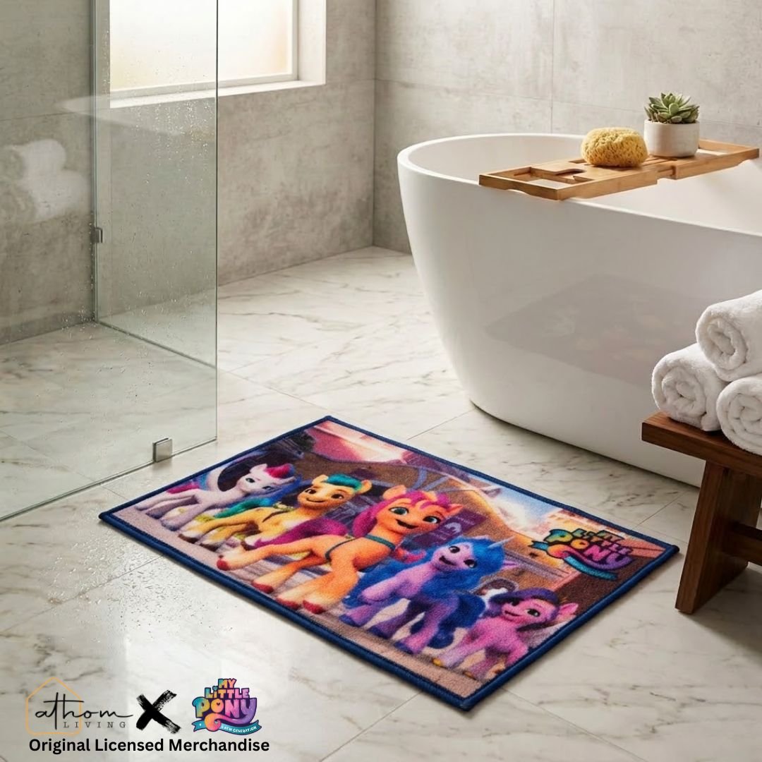 My Little Pony "Funny Time" Anti - Skid Kids Bathmat by Athom Living - Athom Living