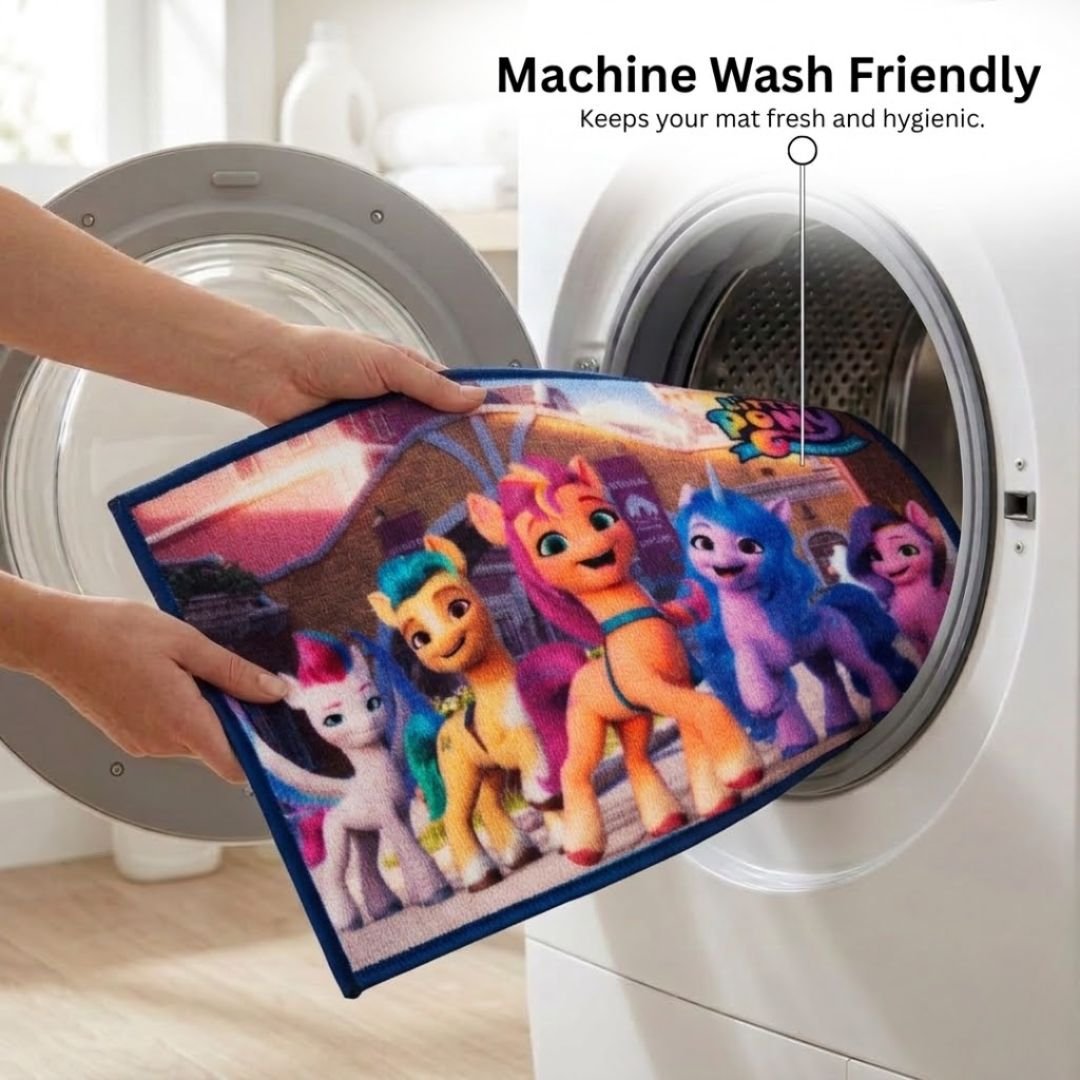 My Little Pony "Funny Time" Anti - Skid Kids Bathmat by Athom Living - Athom Living