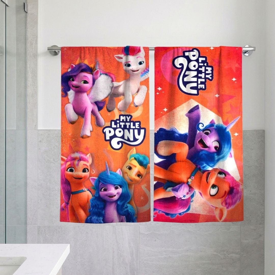 My Little Pony Kids Bath Towel Combo - Pack of 2 by Athom Living - Athom Living