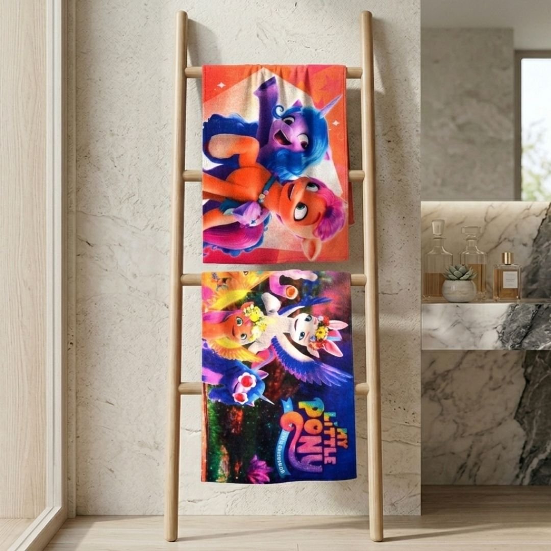 My Little Pony Kids Bath Towel Combo - Pack of 2 by Athom Living - Athom Living