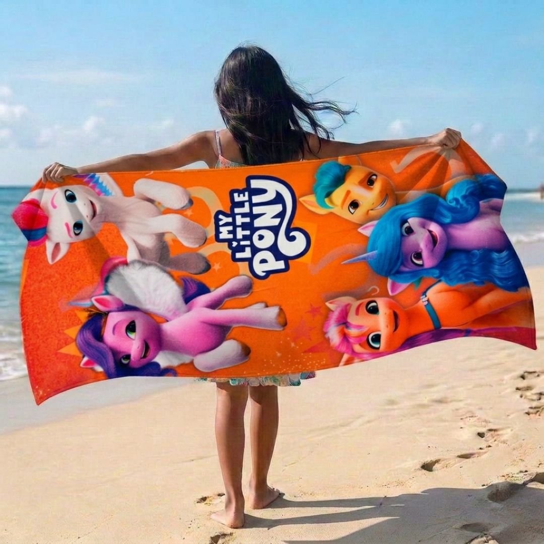 My Little Pony Kids Bath Towel – Soft, Fun & Absorbent by Athom Living - Athom Living