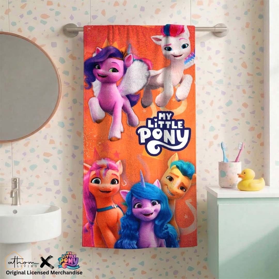 My Little Pony Kids Bath Towel – Soft, Fun & Absorbent by Athom Living - Athom Living