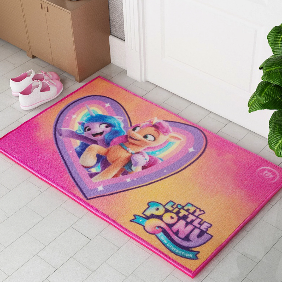 My Little Pony "Let Friendship Lead the Way!" Anti - Skid Kids Bathmat by Athom Living - Athom Living