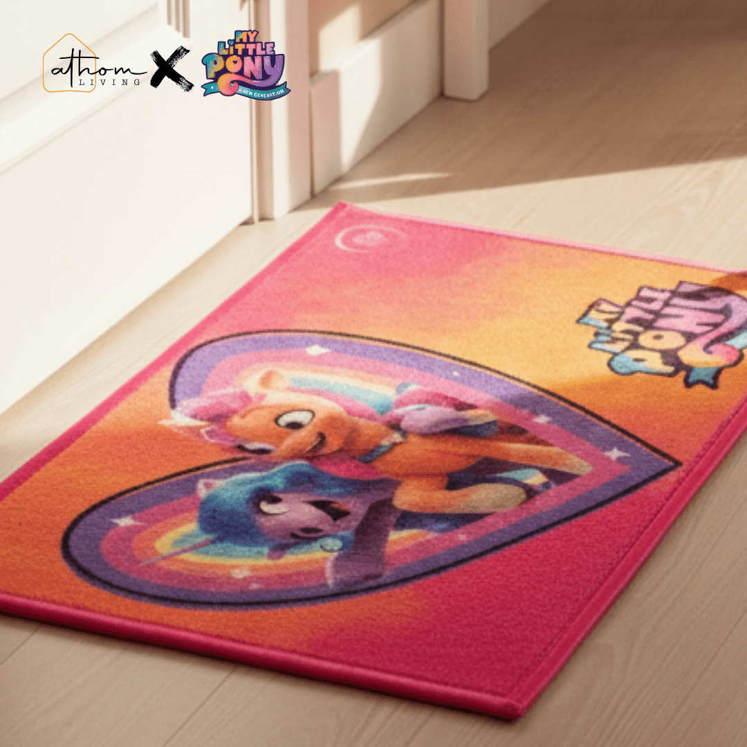 My Little Pony "Let Friendship Lead the Way!" Anti - Skid Kids Bathmat by Athom Living - Athom Living
