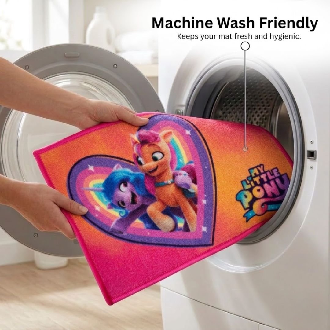My Little Pony "Let Friendship Lead the Way!" Anti - Skid Kids Bathmat by Athom Living - Athom Living