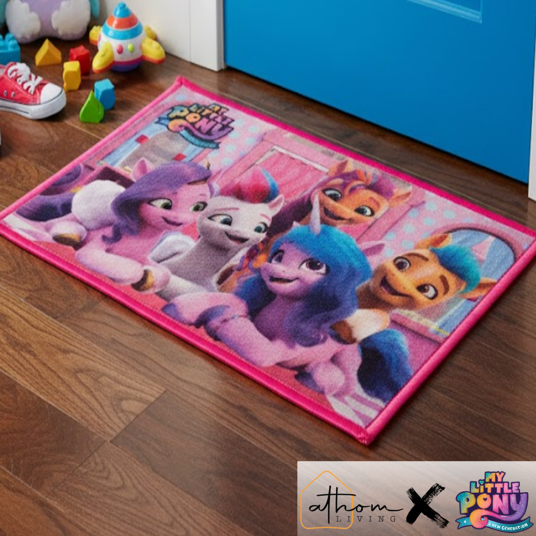 My Little Pony “Let the Magic Begin!” Anti - Skid Kids Doormat by Athom Living - Athom Living