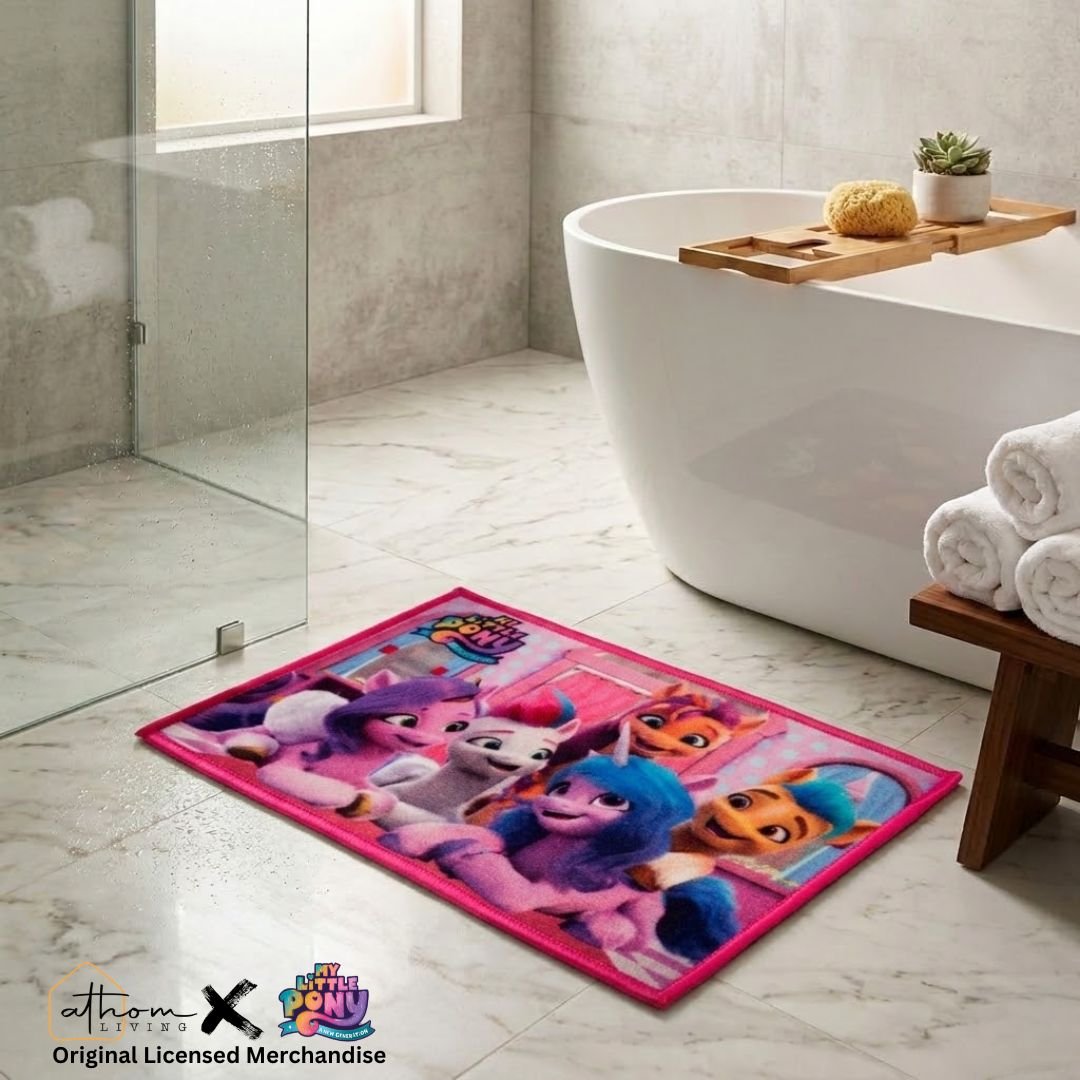 My Little Pony “Let the Magic Begin!” Anti - Skid Kids Doormat by Athom Living - Athom Living