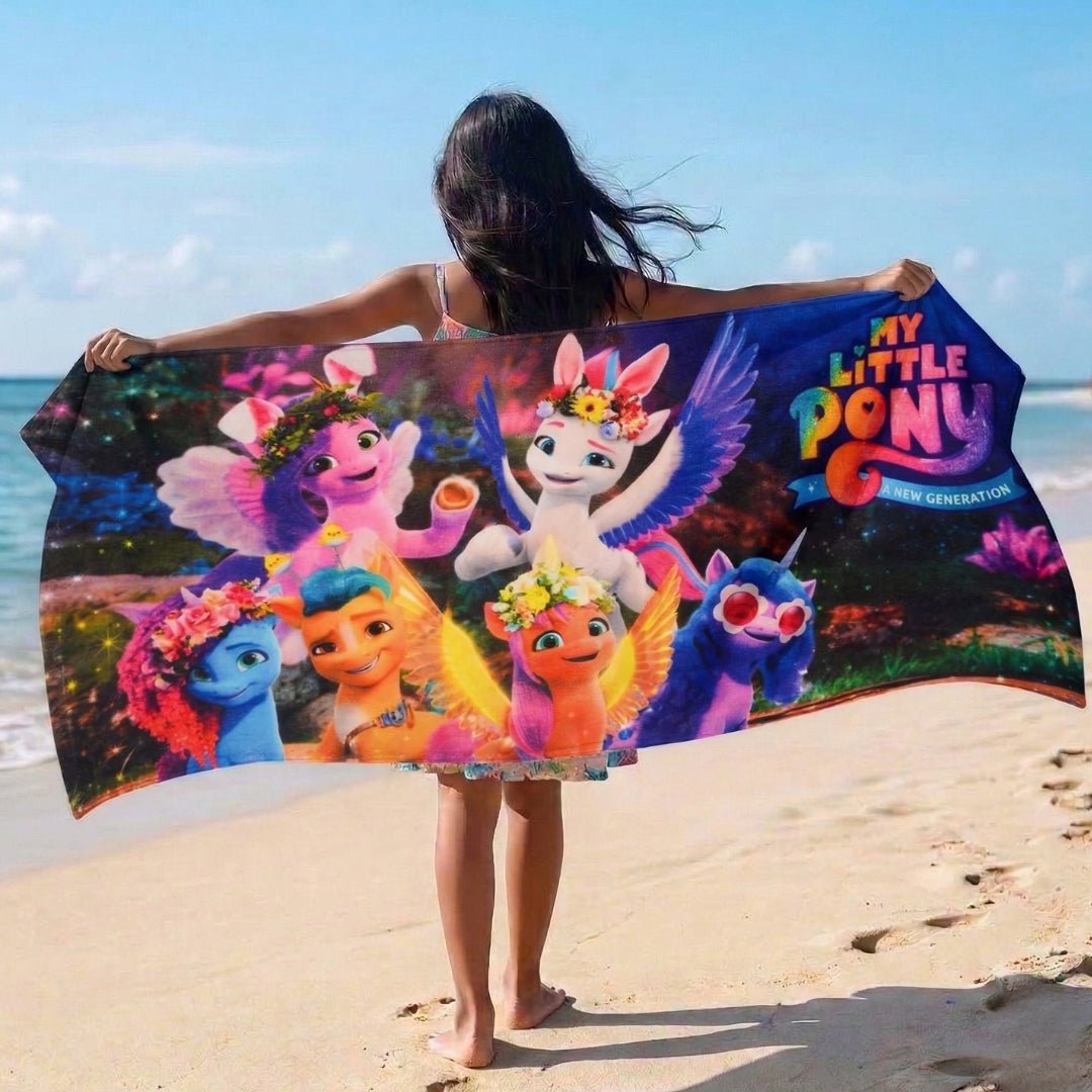My Little Pony Pink Kids Bath Towel Soft & Absorbent by Athom Living - Athom Living