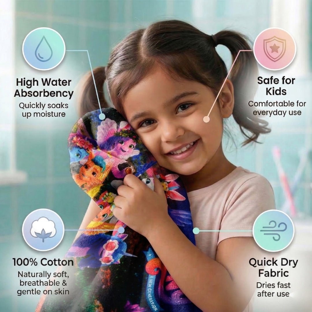 My Little Pony Pink Kids Bath Towel Soft & Absorbent by Athom Living - Athom Living