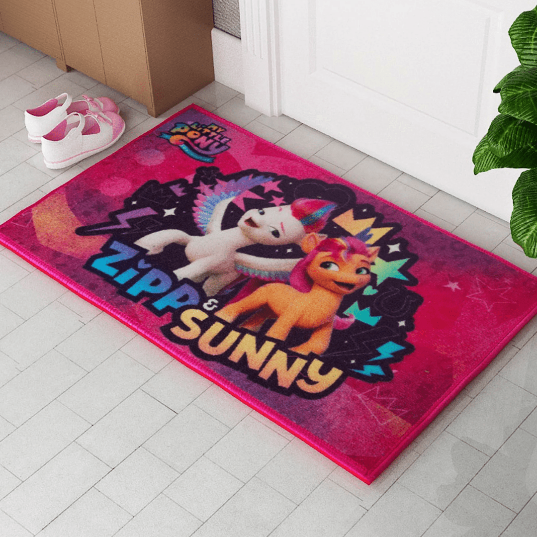 My Little Pony "Zipp & Sunny" Anti - Slip Kids Bathmat by Athom Living - Athom Living