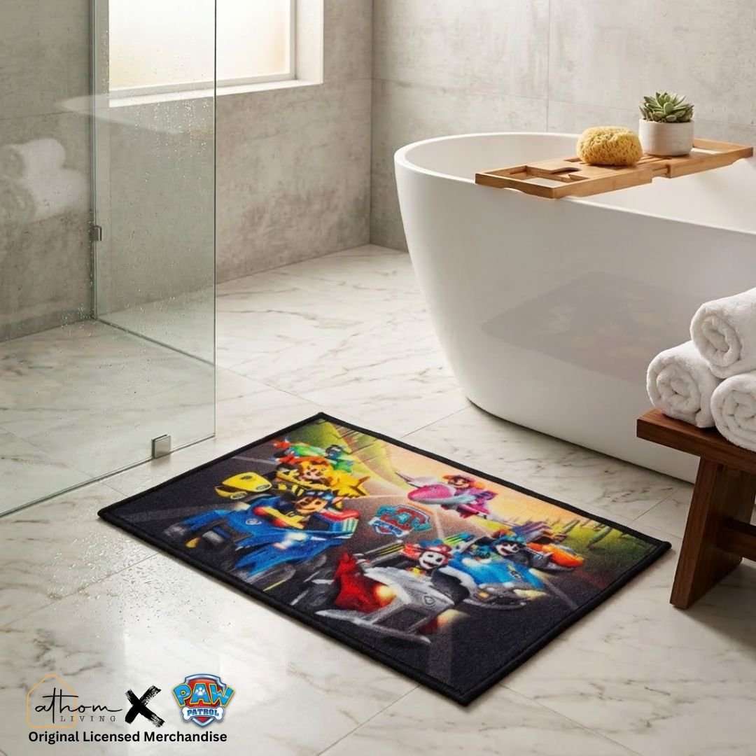 Paw Patrol "Adventure Starts at Your Door!" Anti - Skid Kids Doormat by Athom Living - Athom Living