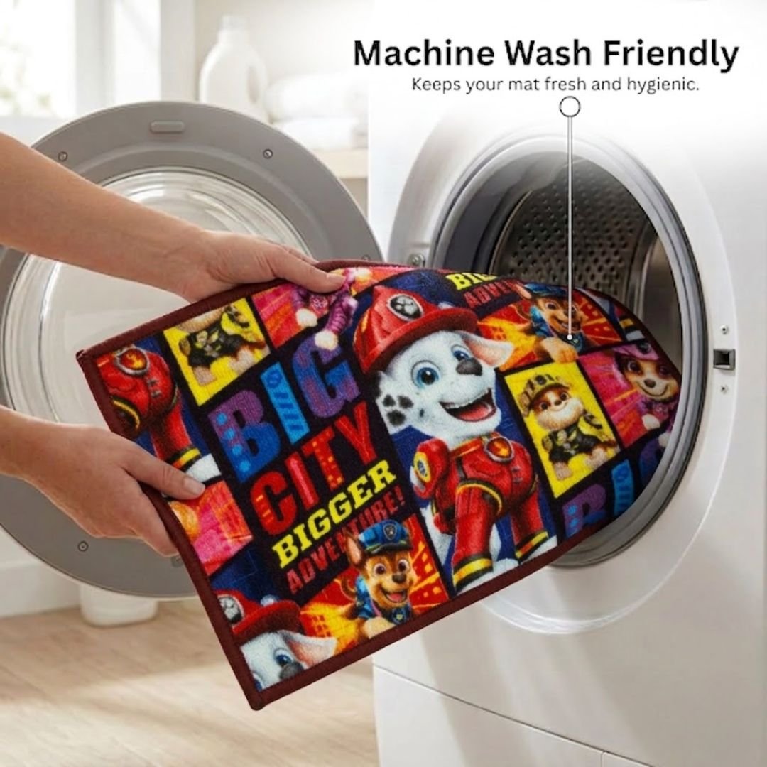 Paw Patrol Anti - Slip Bathmat – Set of 2 – "Big City Adventures Begin Here" by Athom Living - Athom Living