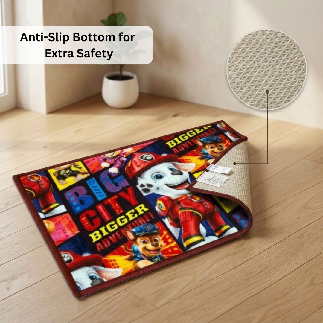 Paw Patrol Anti - Slip Bathmat – Set of 2 – "Step Into Big City Adventures" by Athom Living - Athom Living