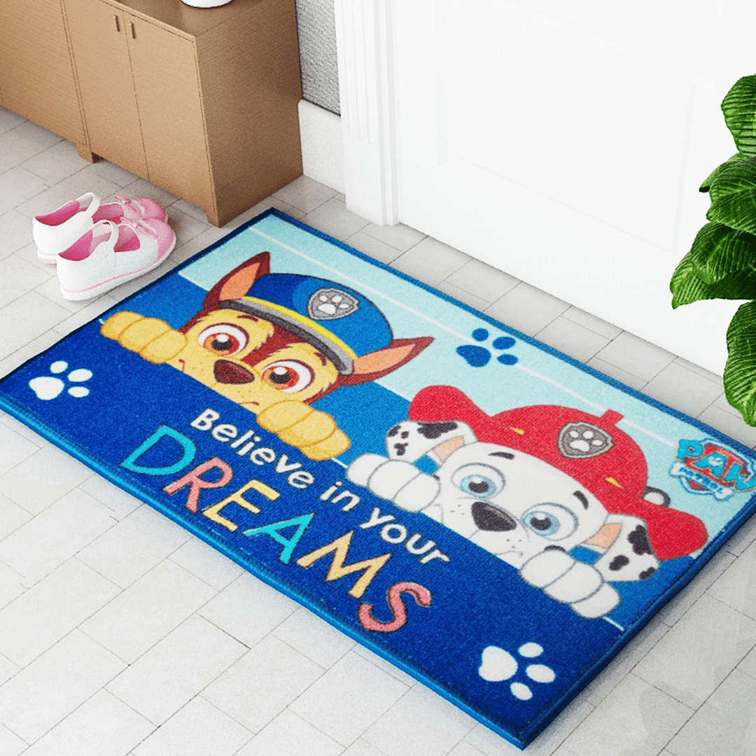 Paw Patrol Anti - Slip Kids Bath Mat – “Believe in your dreams” by Athom Living - Athom Living