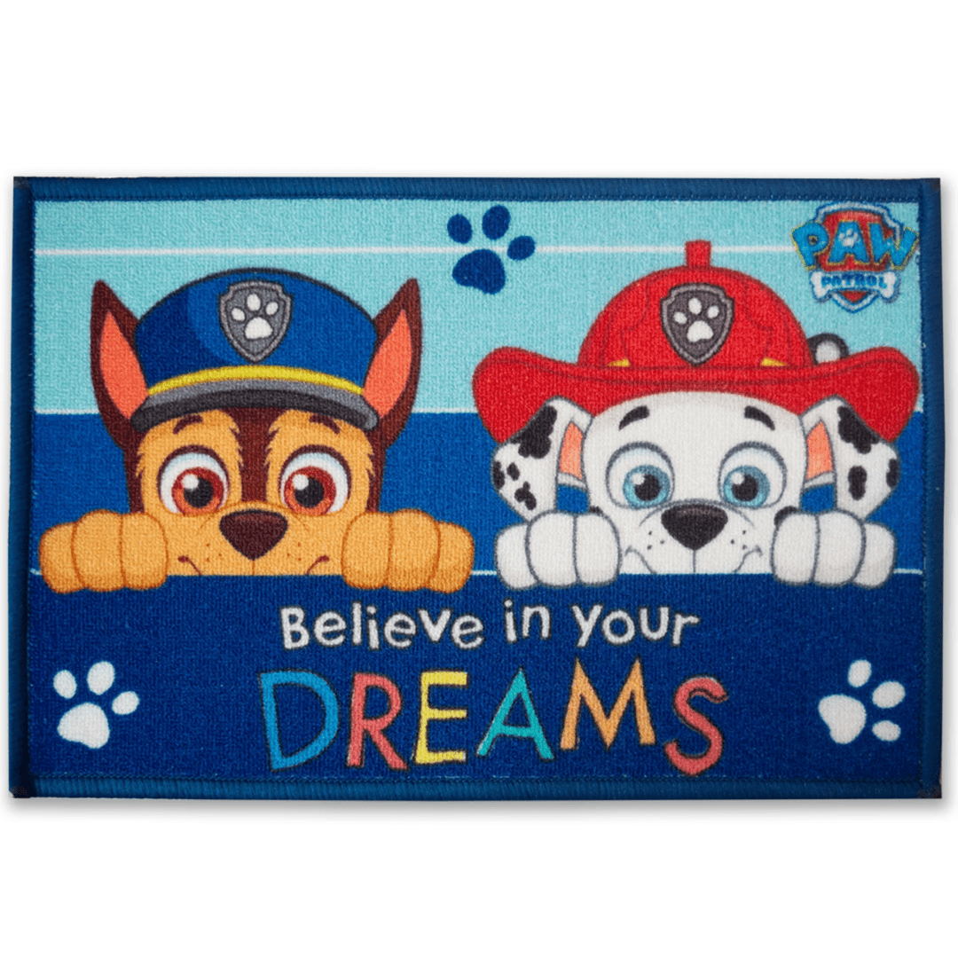 Paw Patrol Anti - Slip Kids Bath Mat – “Believe in your dreams” by Athom Living - Athom Living