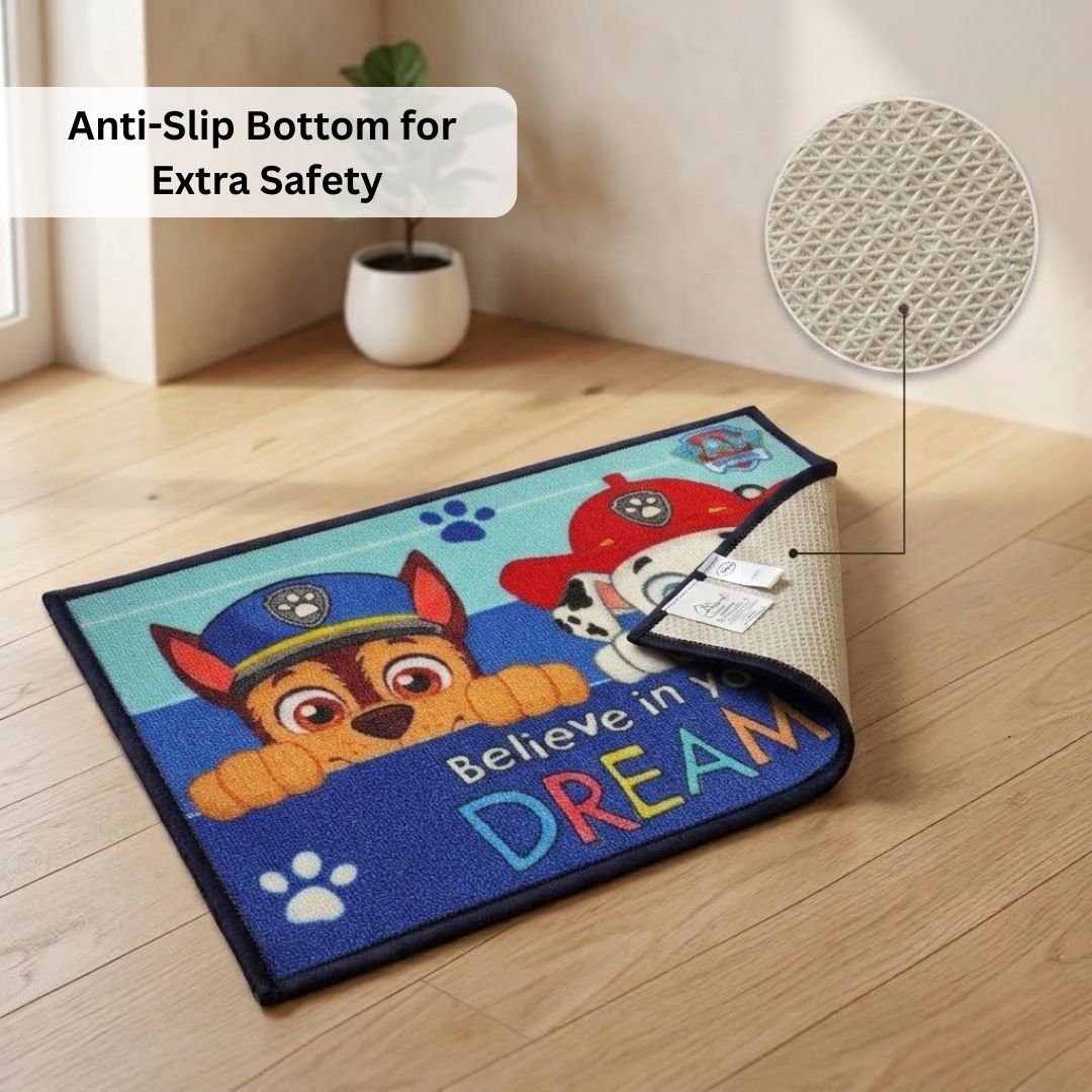 Paw Patrol "Believe In Your Dreams" Anti - Slip Kids Bathmat by Athom Living - Athom Living