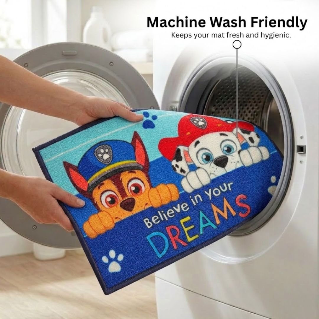 Paw Patrol "Believe In Your Dreams" Anti - Slip Kids Bathmat by Athom Living - Athom Living