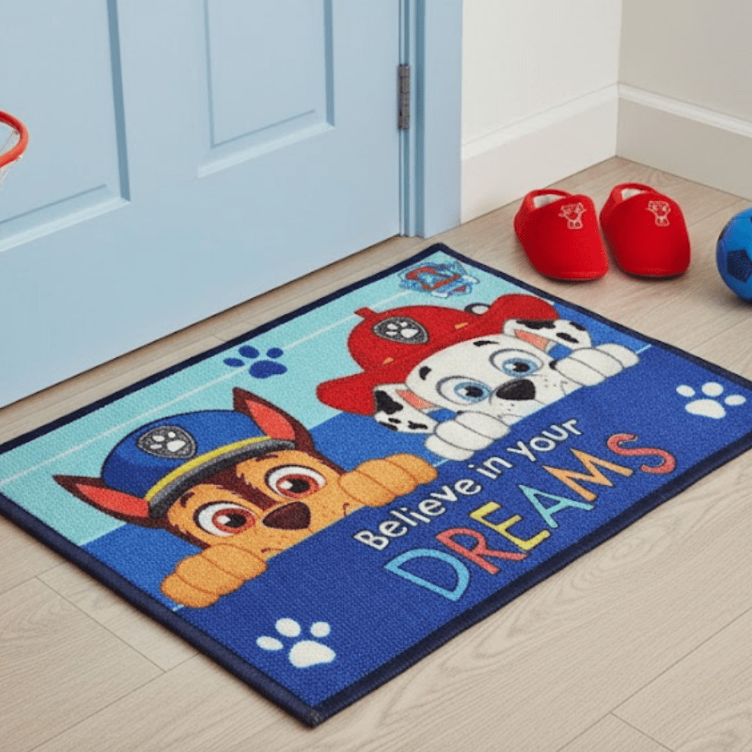 Paw Patrol "Believe In Your Dreams" Anti - Slip Kids Bathmat by Athom Living - Athom Living