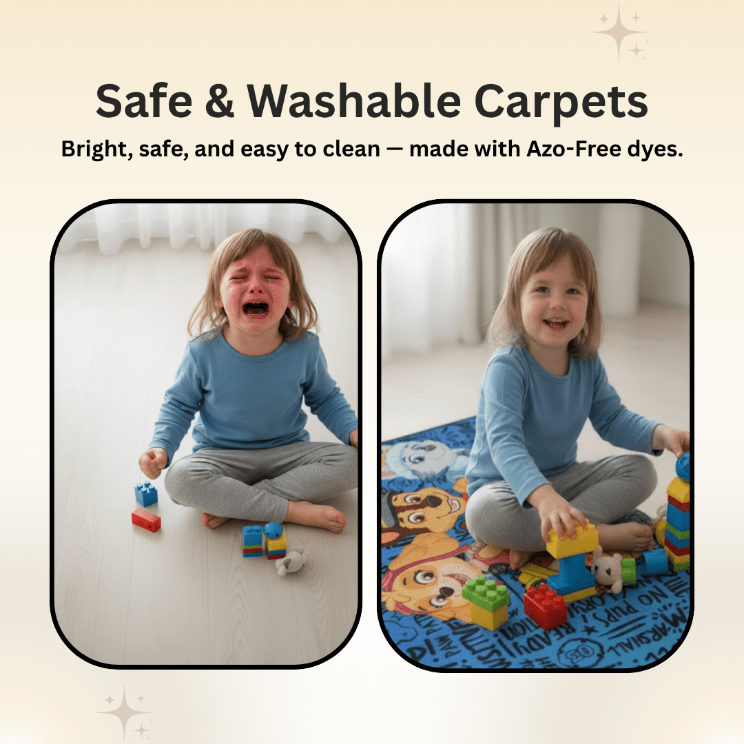 Paw Patrol (Blue) Themed Kids Runner Carpet(60x140 cm) by Athom Living - Athom Living