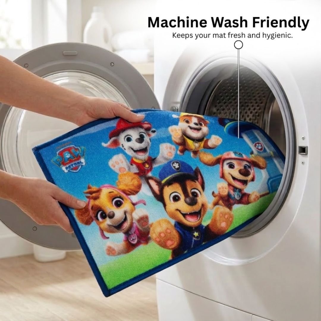 Paw Patrol “Let the pups lead the way” Anti - Slip Kids Bathmat by Athom Living - Athom Living