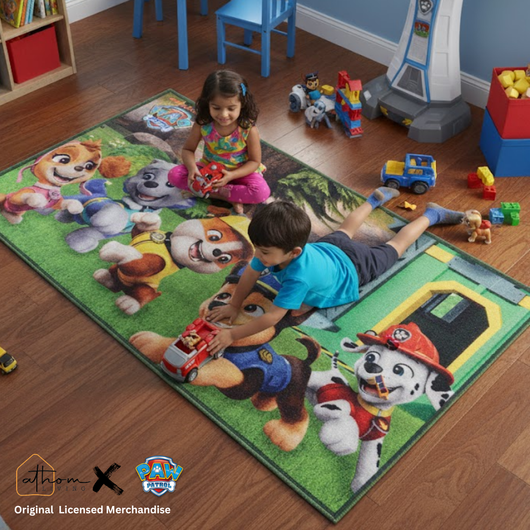 Paw Patrol Themed Kids Carpet(90x150cm) by Athom Living - Athom Living