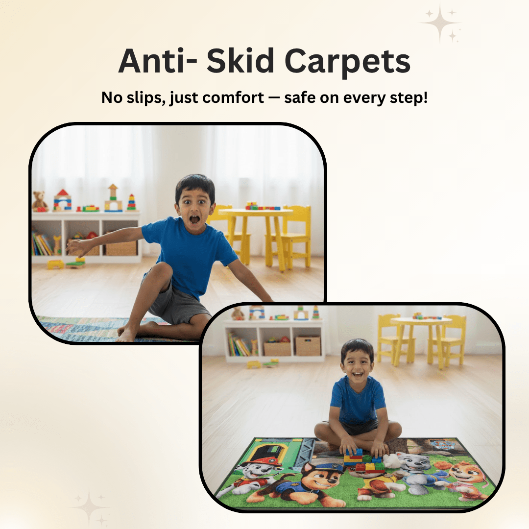 Paw Patrol Themed Kids Carpet(90x150cm) by Athom Living - Athom Living
