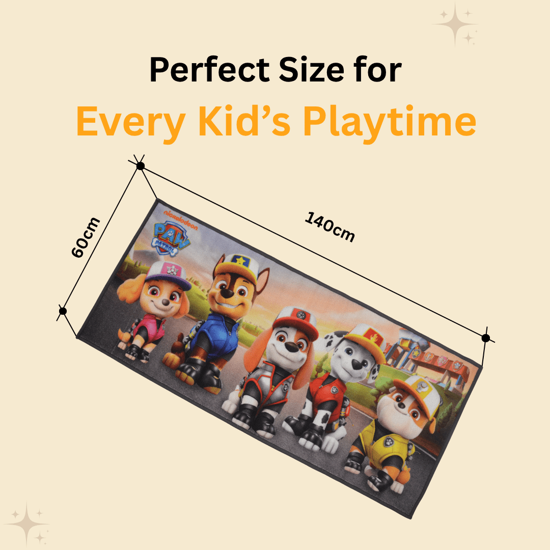 Paw Patrol Themed Kids Runner Carpet(60x140 cm) by Athom Living - Athom Living