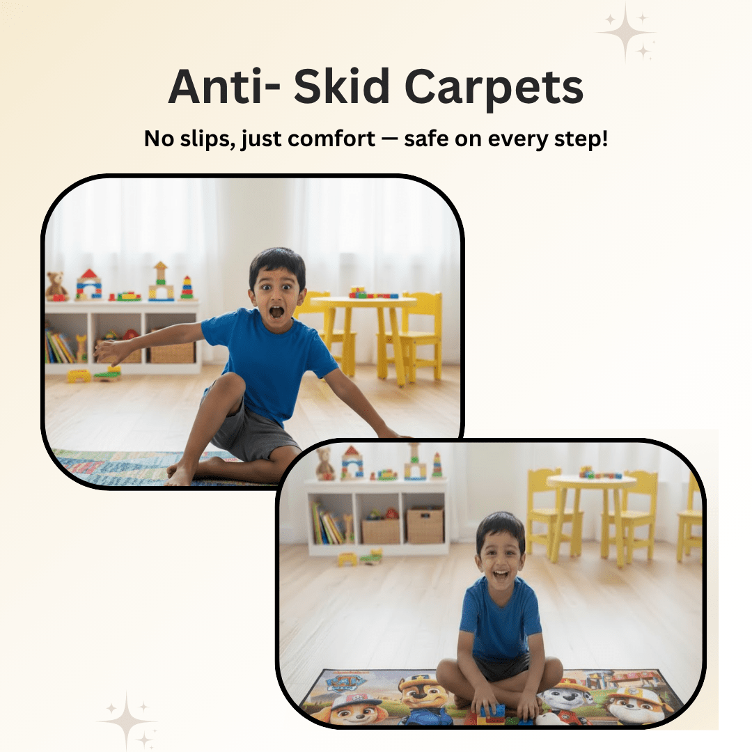 Paw Patrol Themed Kids Runner Carpet(60x140 cm) by Athom Living - Athom Living