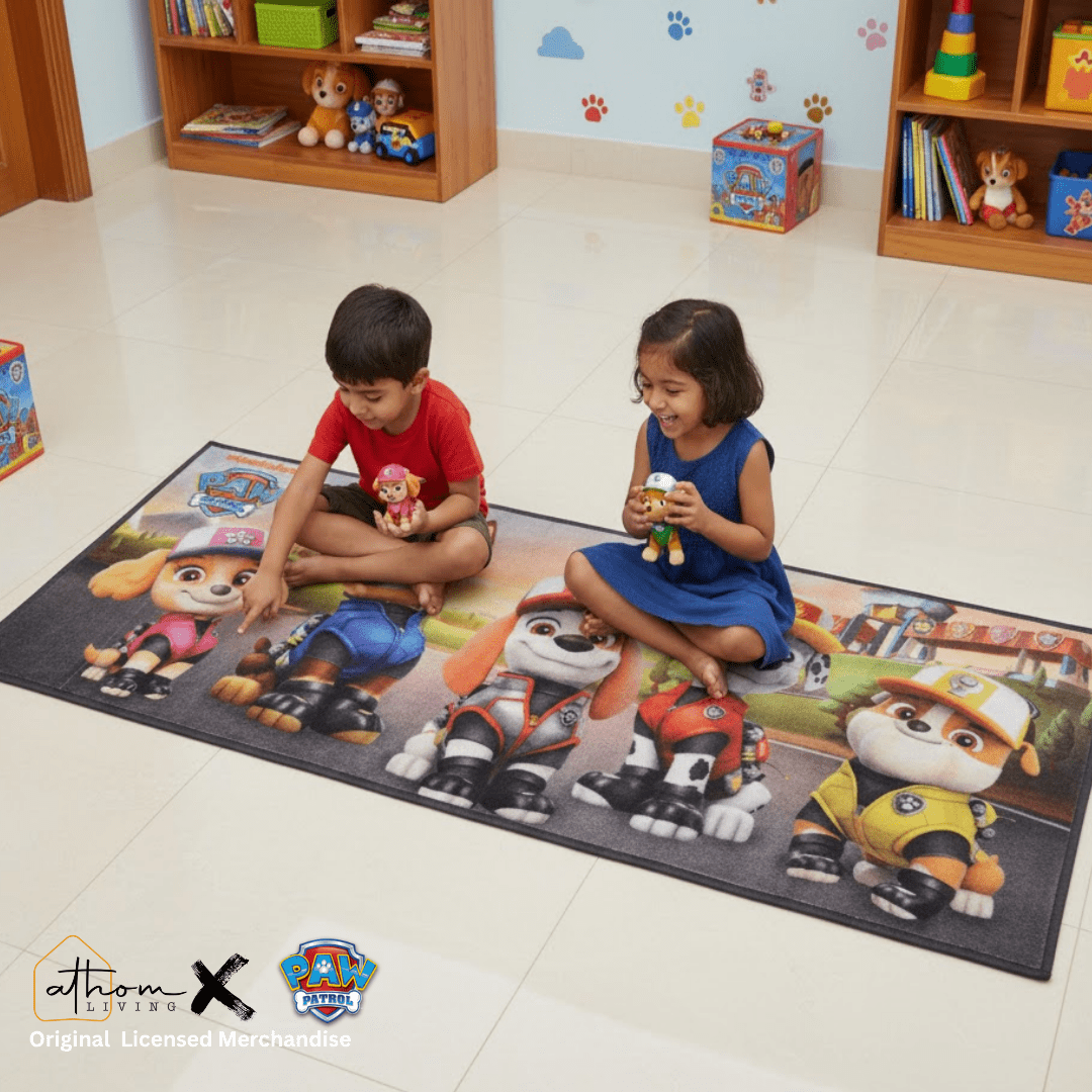 Paw Patrol Themed Kids Runner Carpet(60x140 cm) by Athom Living - Athom Living