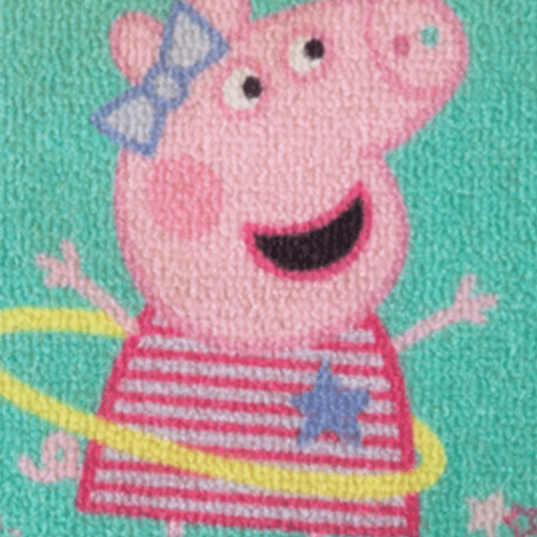 Peppa Pig Anti - Slip Bath Mat – "Baseball game on!" by Athom Living - Athom Living