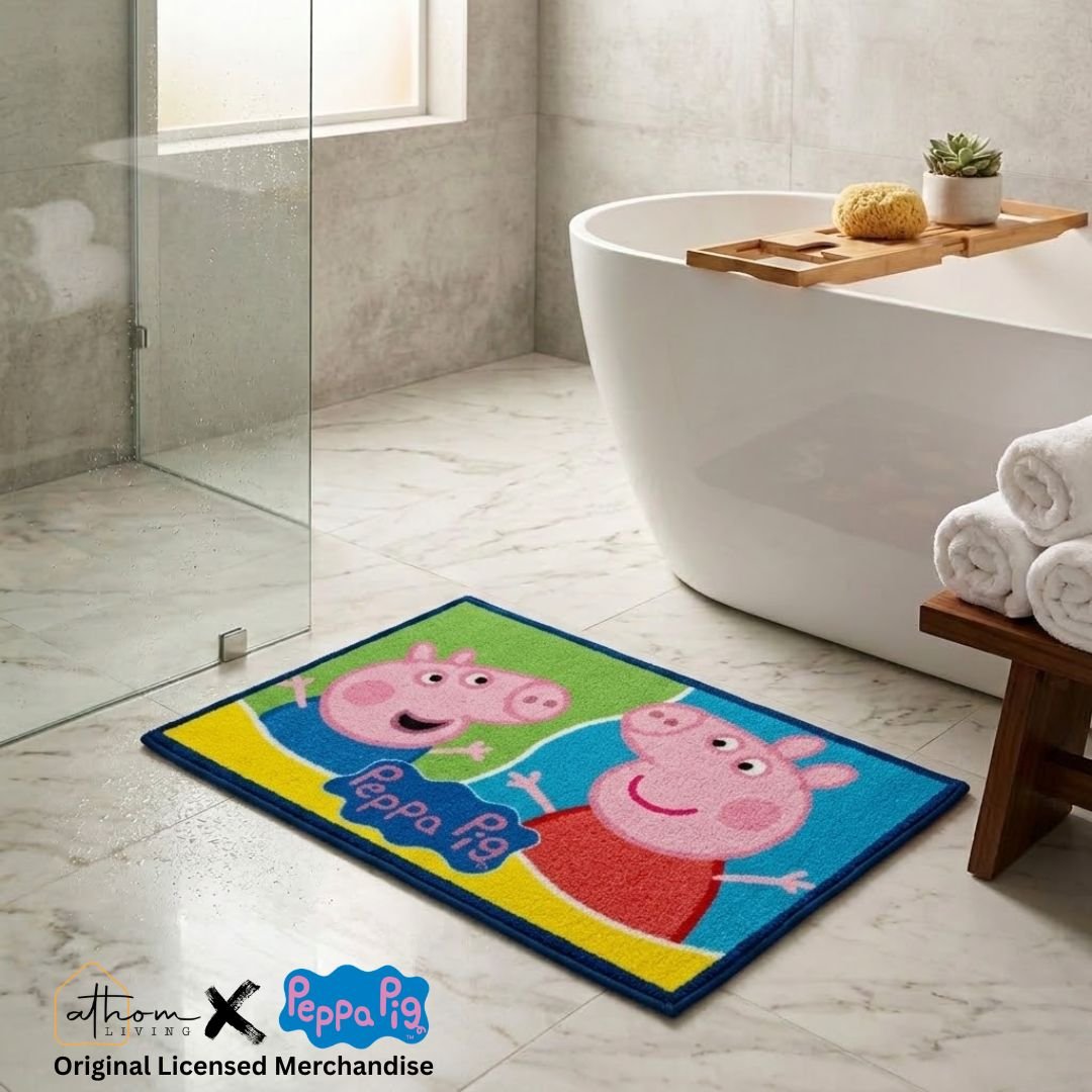 Peppa Pig Anti - Slip Bath Mat – "Every Step a Giggle!" by Athom Living - Athom Living