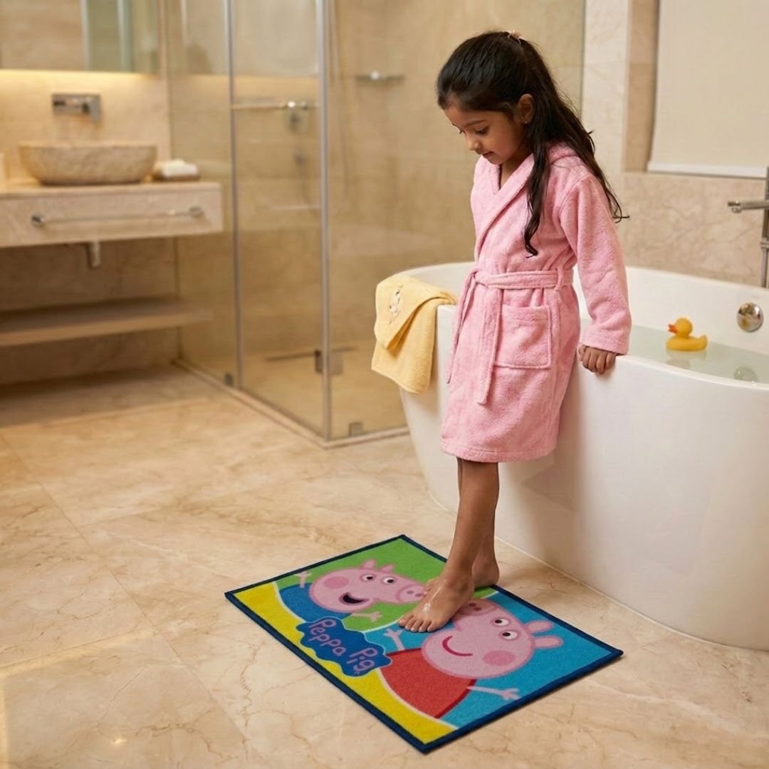 Peppa Pig Anti - Slip Bath Mat – "Every Step a Giggle!" by Athom Living - Athom Living