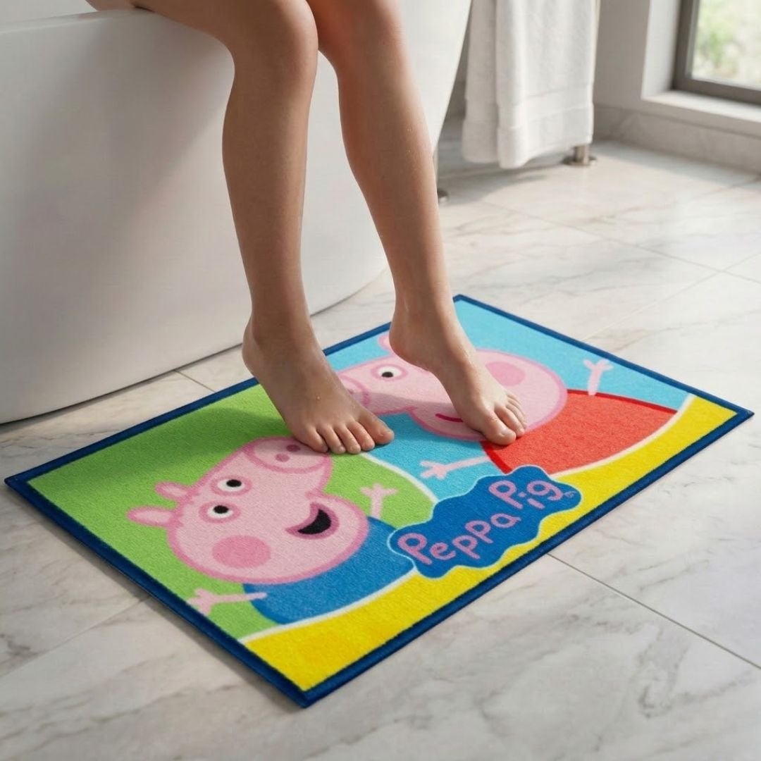 Peppa Pig Anti - Slip Bath Mat – "Every Step a Giggle!" by Athom Living - Athom Living