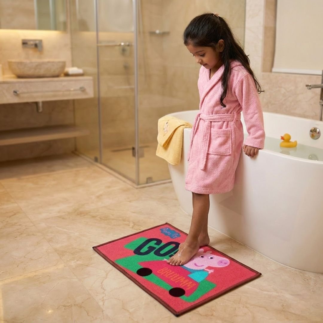 Peppa Pig Anti - Slip Bath Mat – "Go Bruumm" by Athom Living - Athom Living
