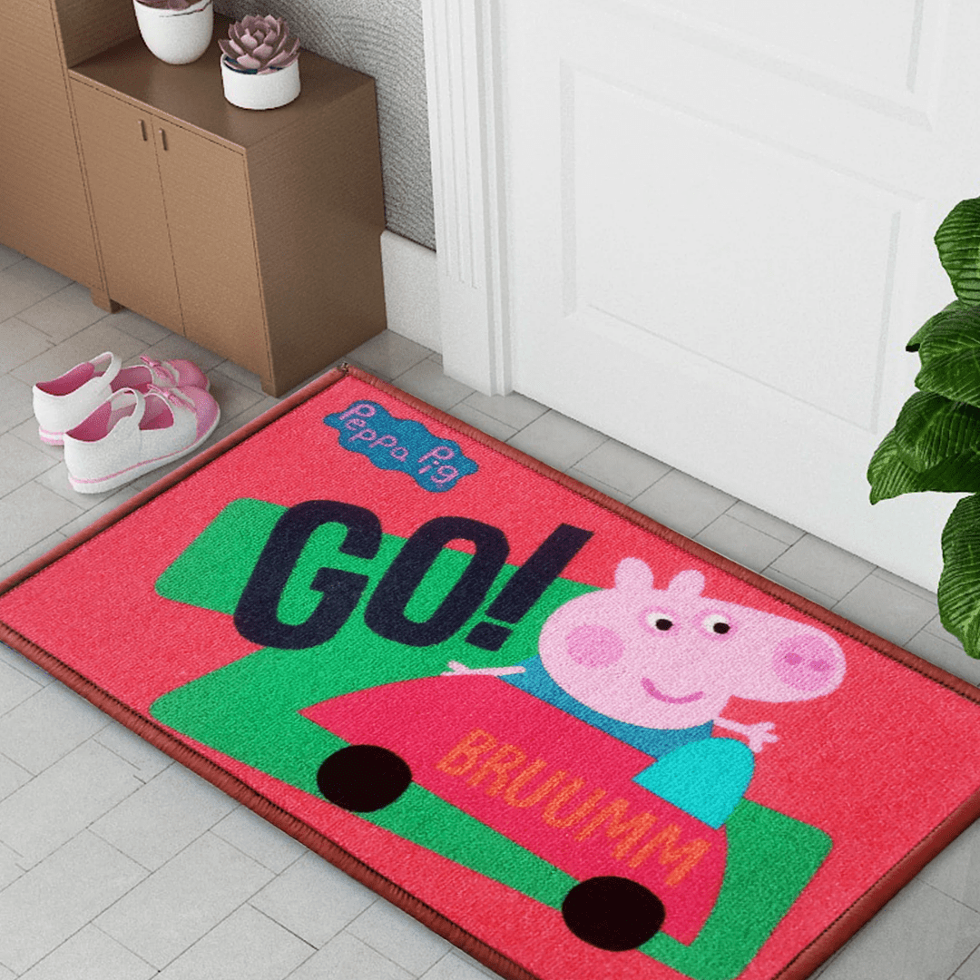 Peppa Pig Anti - Slip Bath Mat – "Go Bruumm" by Athom Living - Athom Living