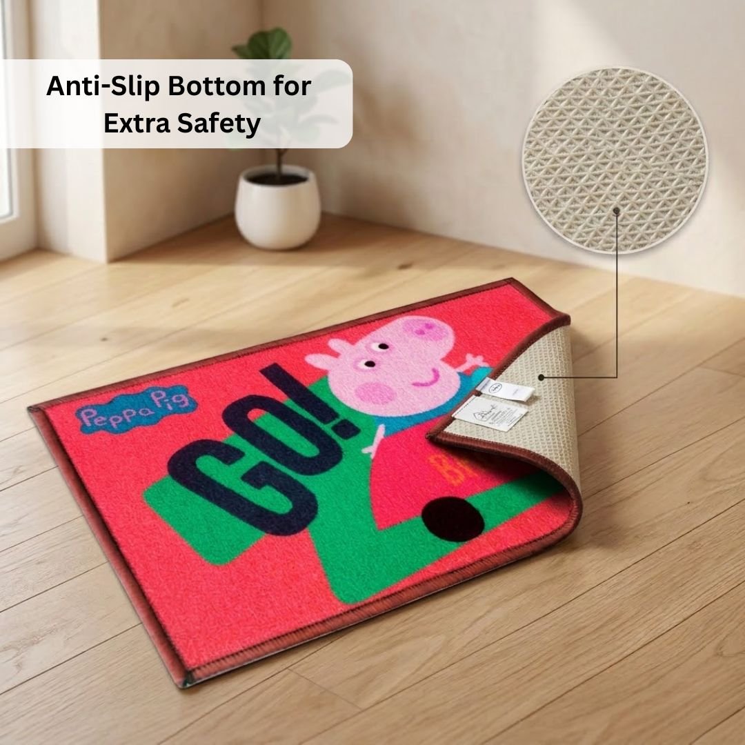 Peppa Pig Anti - Slip Bath Mat – "Go Bruumm" by Athom Living - Athom Living
