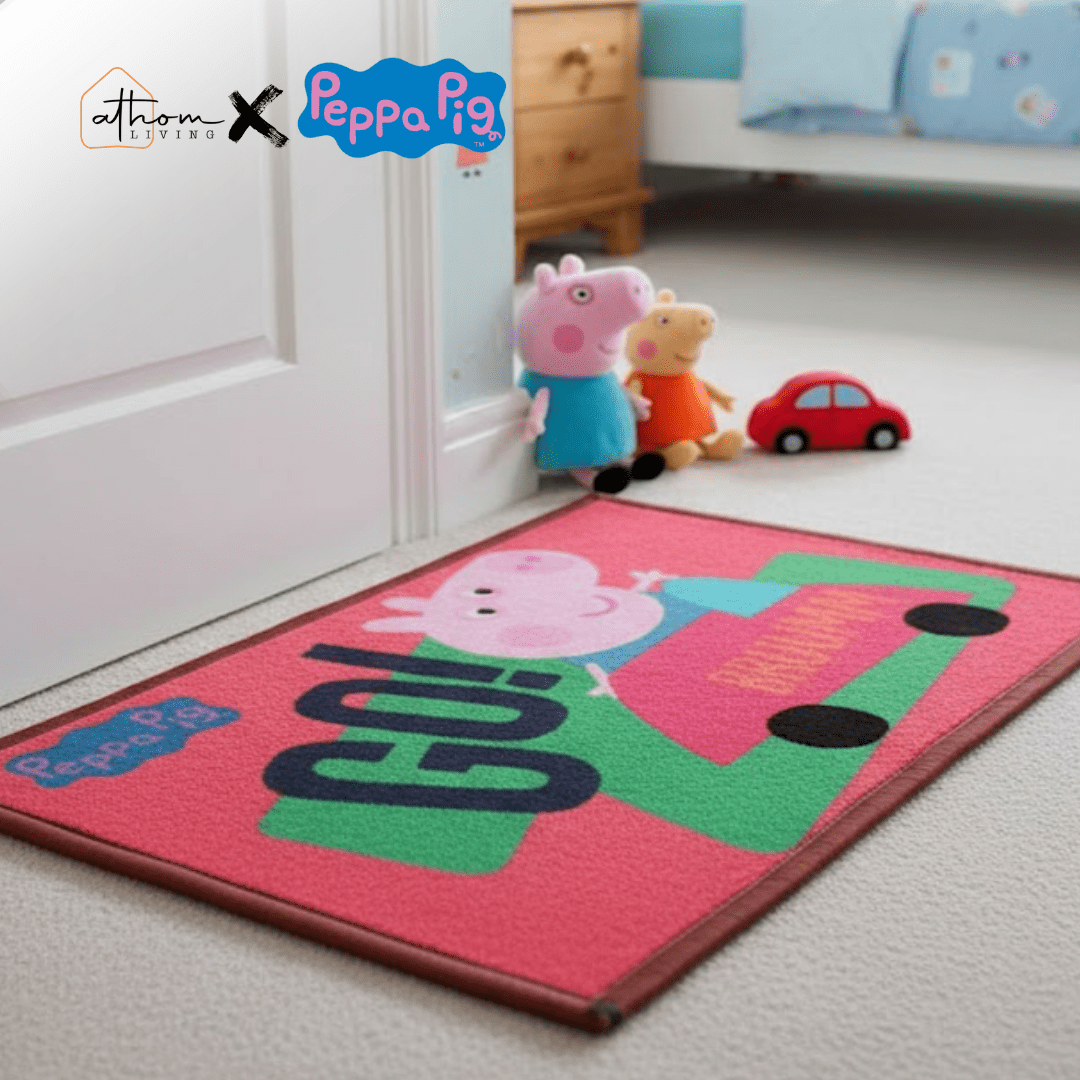 Peppa Pig Anti - Slip Bath Mat – "Go Bruumm" by Athom Living - Athom Living