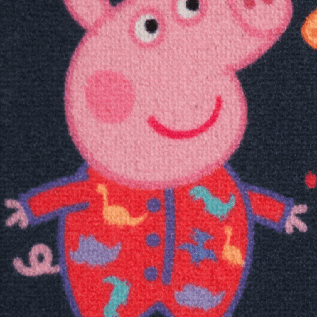 Peppa Pig "Counting Dinosaurs" Anti - Skid Kids Bathmat by Athom Living - Athom Living