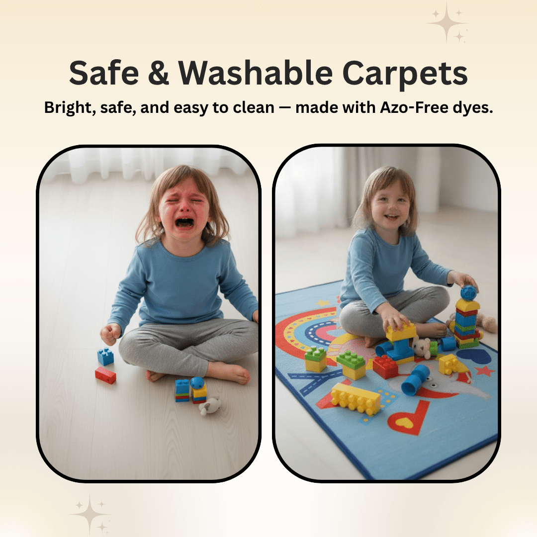 Peppa Pig Themed Kids Carpet(90x150cm) by Athom Living - Athom Living
