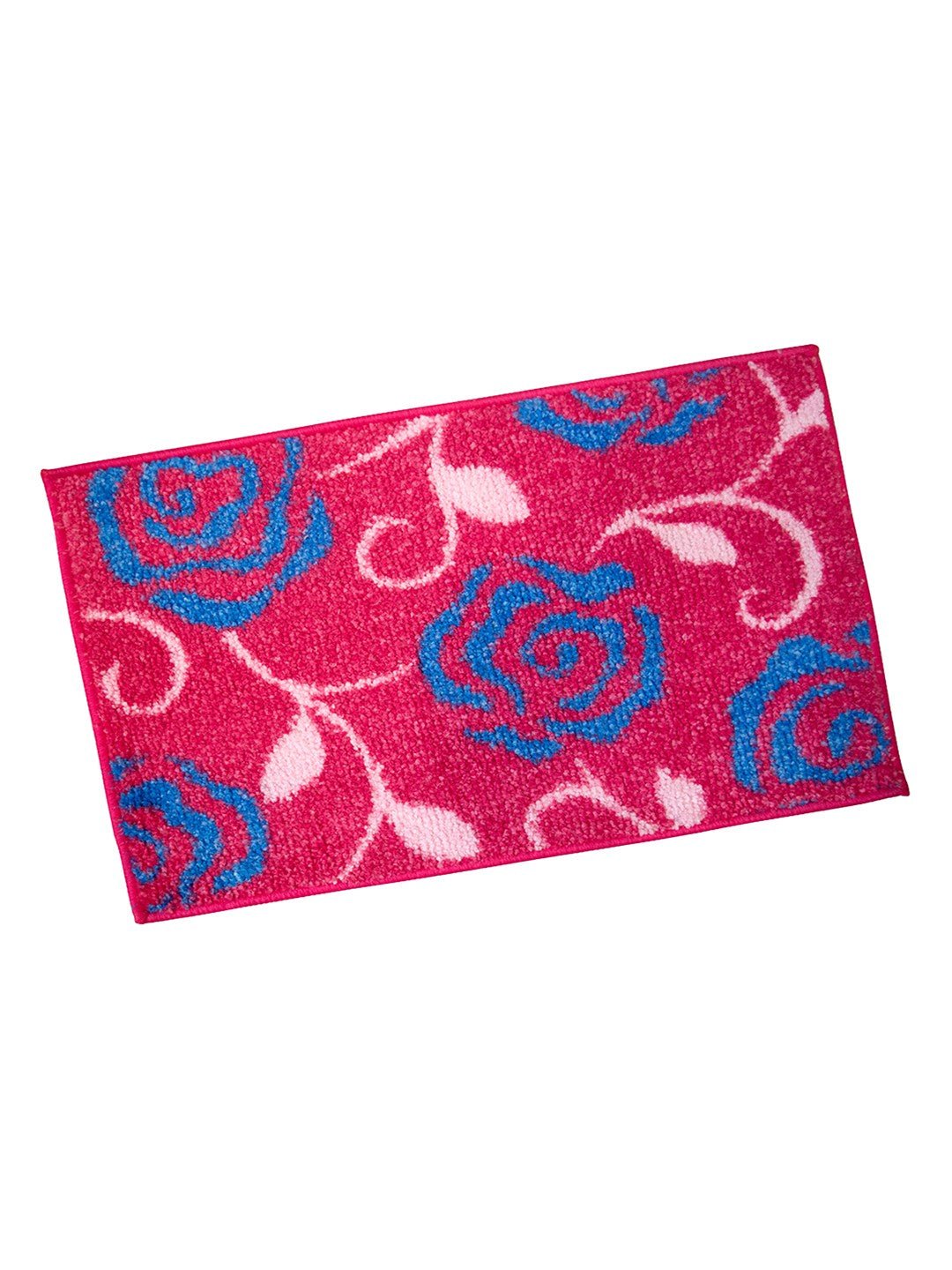 Pink Flower Soft Micro Anti - Slip Bath Mat by Athom Living - Athom Living