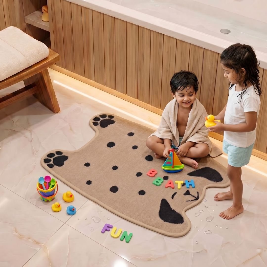 Premium Animal Dog - Shaped Cutout Anti - Skid Kids Carpet by Athom Living - Athom Living