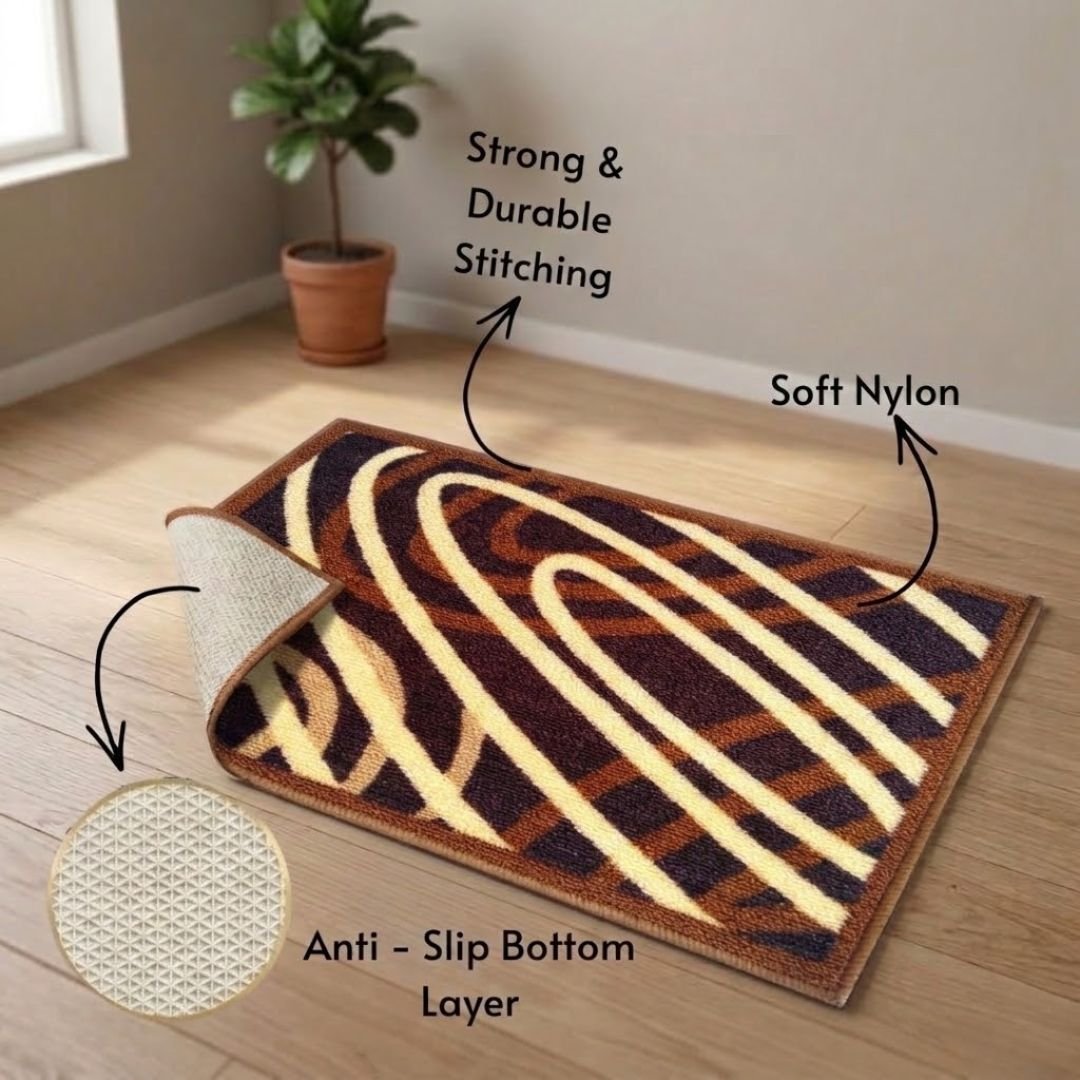 Premium Beige Anti Skid and Slip Doormat by Athom Living - Athom Living
