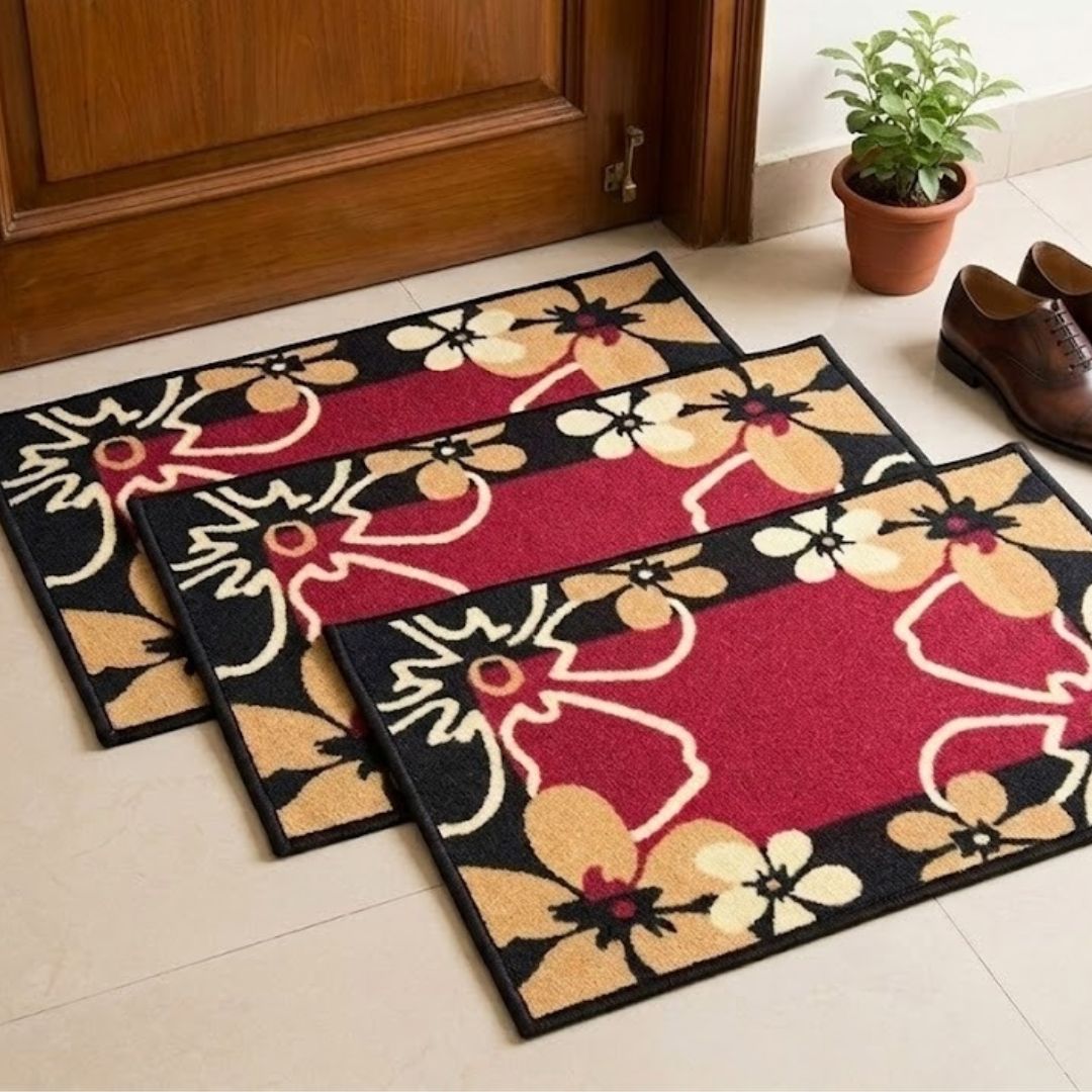 Premium Beige Anti - Skid Door Mat by Athom Living - Athom Living