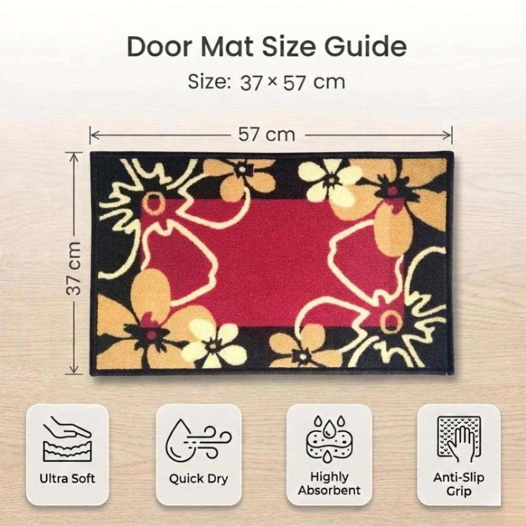 Premium Beige Anti - Skid Door Mat by Athom Living - Athom Living