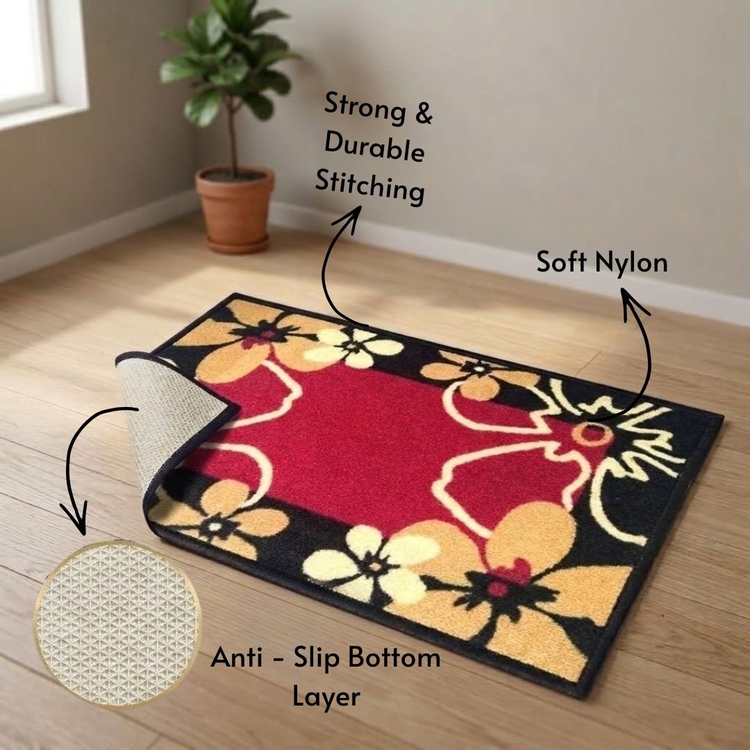 Premium Beige Anti - Skid Door Mat by Athom Living - Athom Living