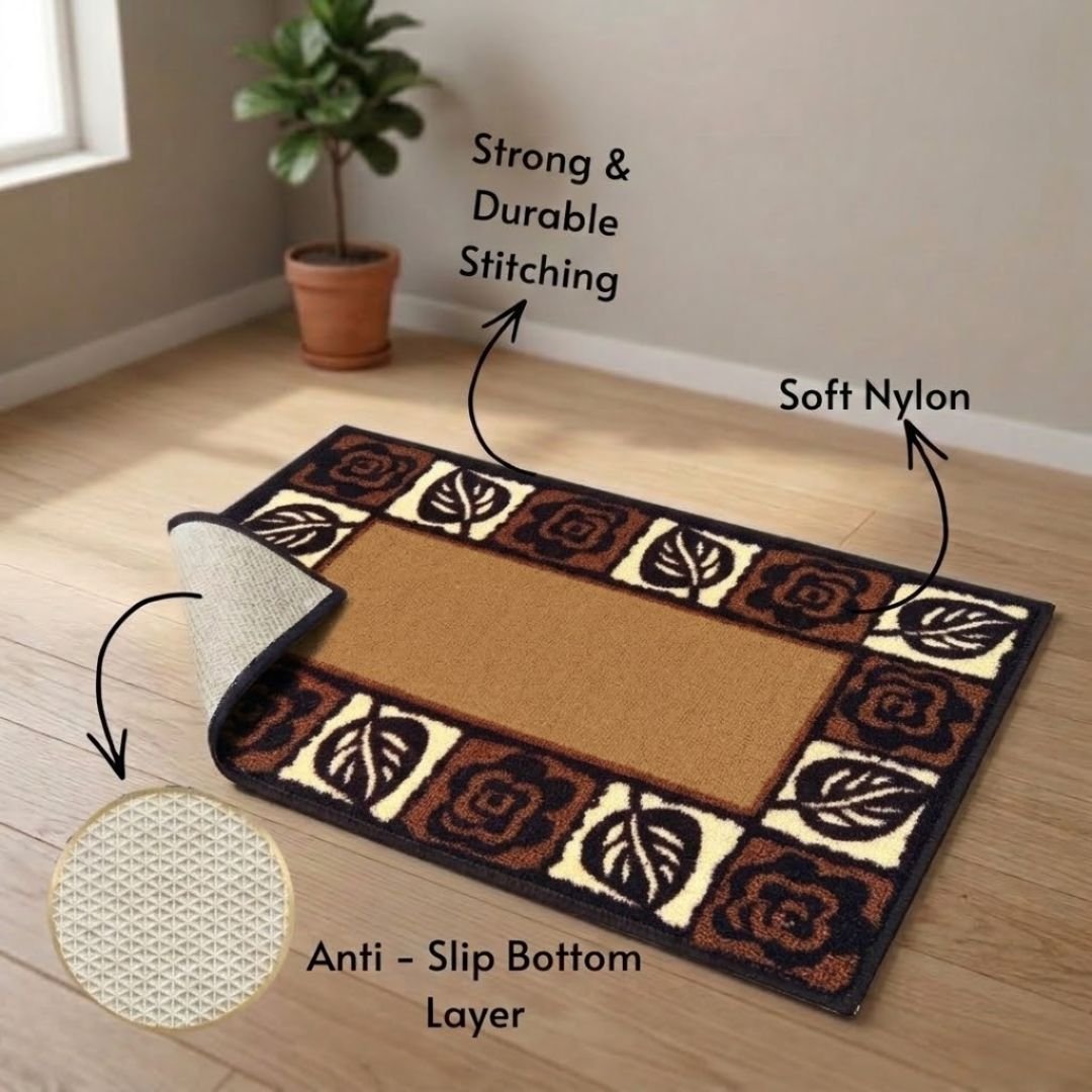 Premium Beige Anti Slip Doormat by Athom Living - Athom Living