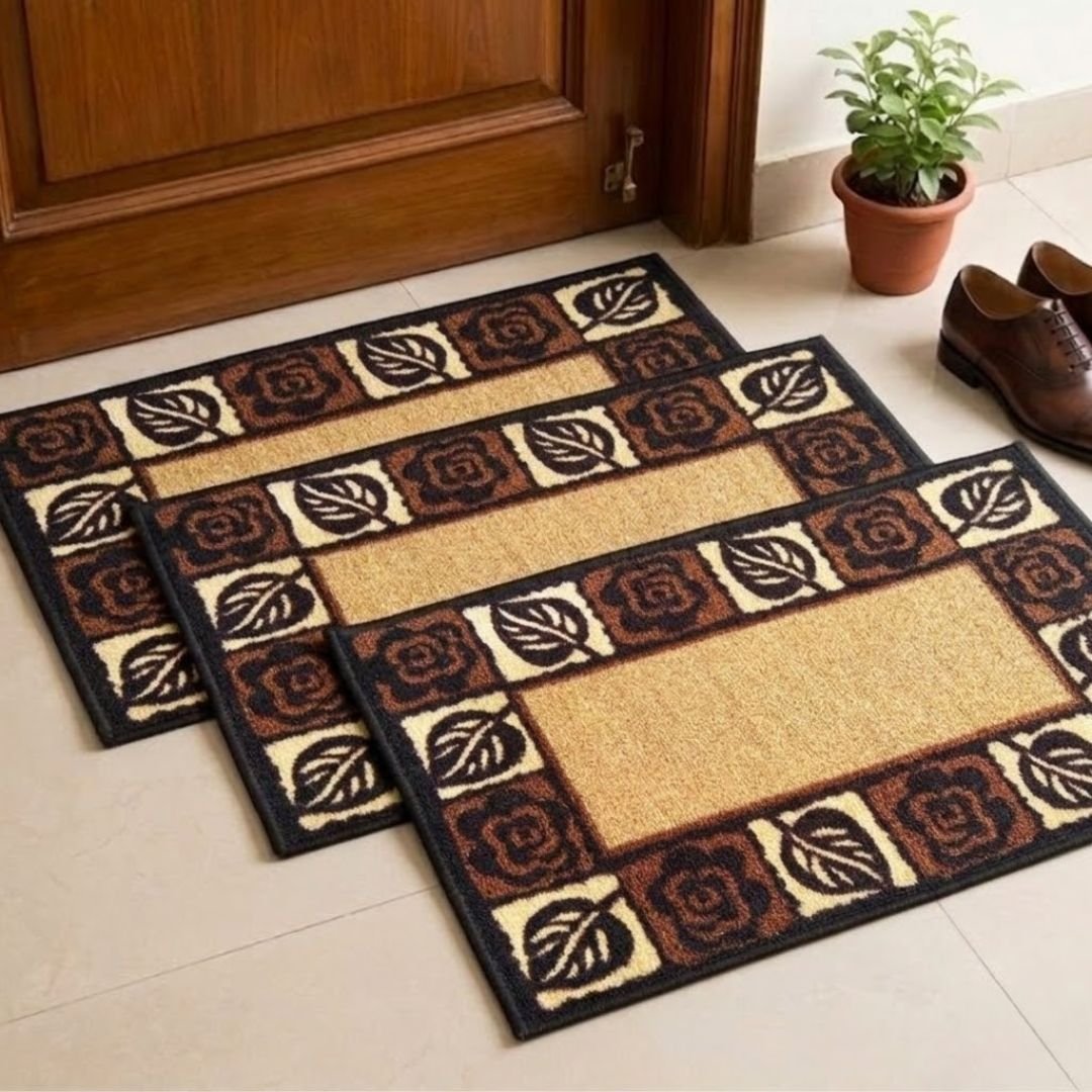Premium Beige Anti Slip Doormat by Athom Living - Athom Living